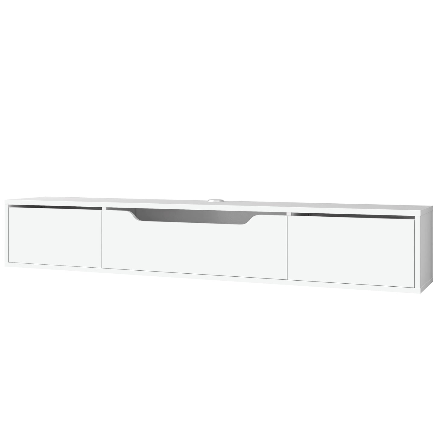 Luna Floating TV Unit 180cm | Wall Mounted Media Cabinet with Storage | Modern TV Stand