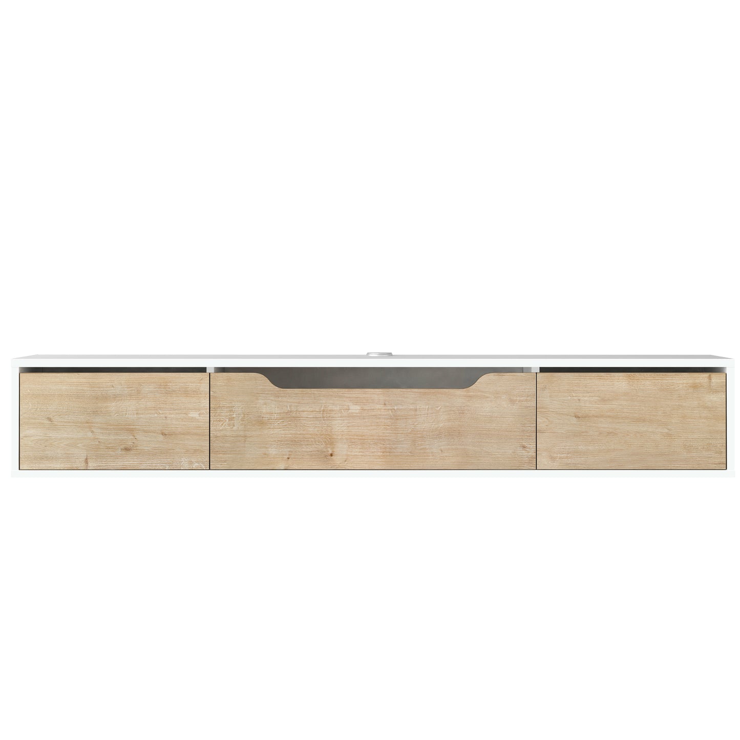 Luna Floating TV Unit 180cm | Wall Mounted Media Cabinet with Storage | Modern TV Stand