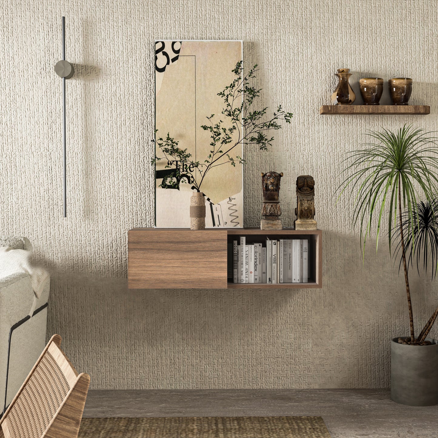 Modular Box TV Stand – Single Door, Customisable & Easy Assembly