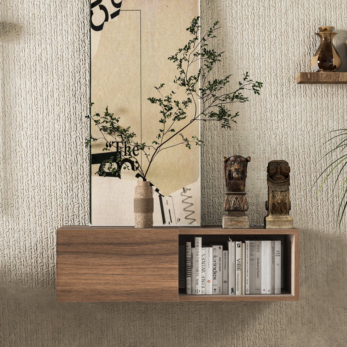 Modular Box TV Stand – Single Door, Customisable & Easy Assembly