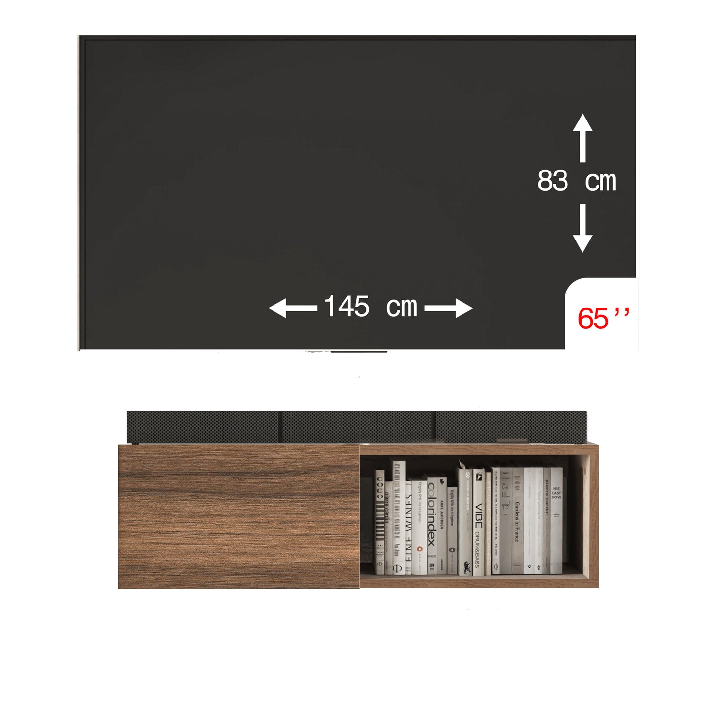Modular Box TV Stand – Single Door, Customisable & Easy Assembly