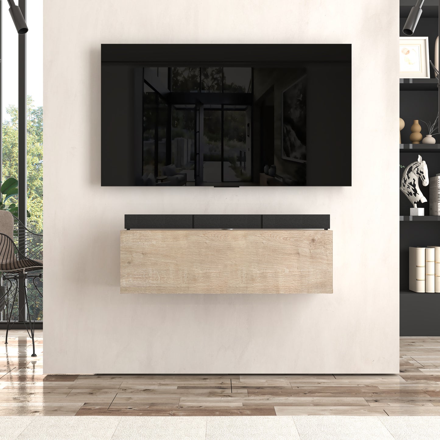 90cm Modular Box TV Stand – Single Door, Customisable & Easy Assembly