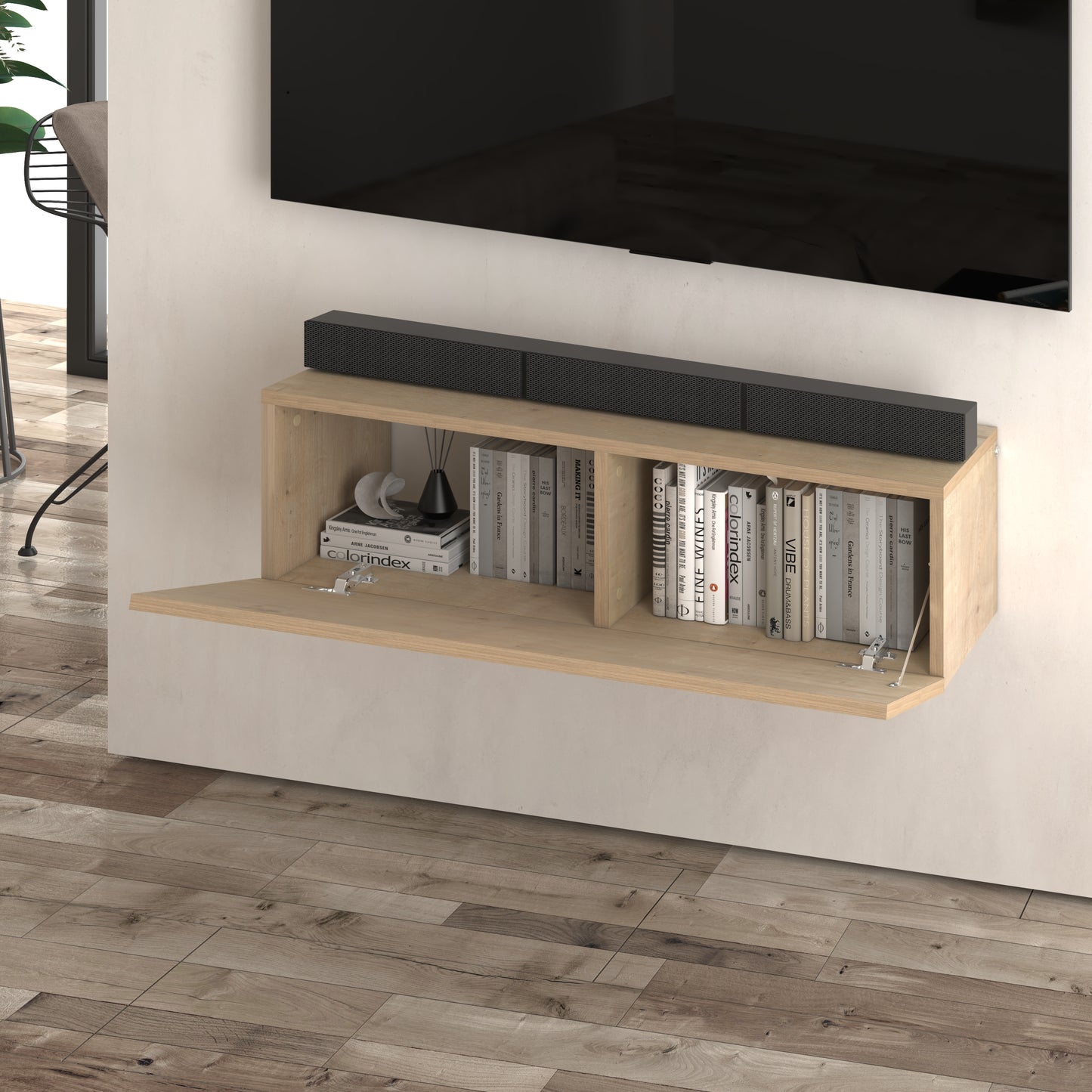 90cm Modular Box TV Stand – Single Door, Customisable & Easy Assembly