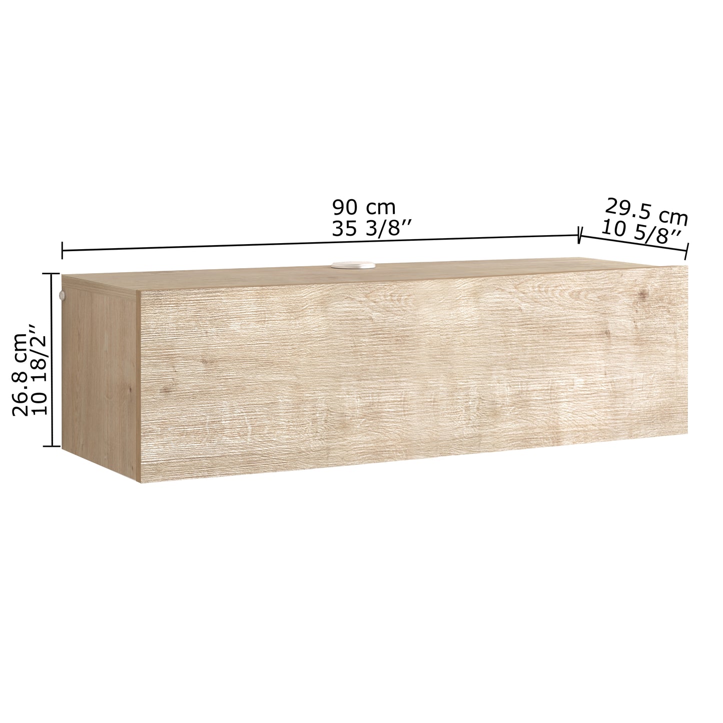 90cm Modular Box TV Stand – Single Door, Customisable & Easy Assembly